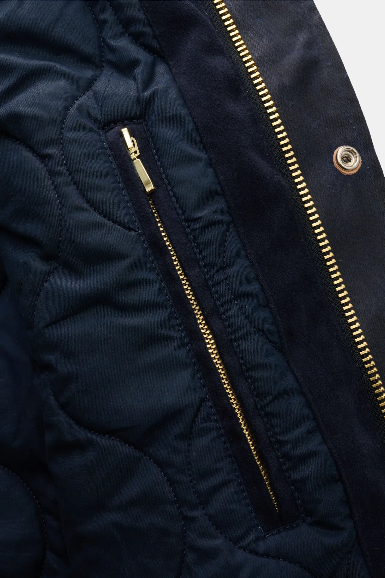 Manifattura Ceccarelli - Herren - Wachsjacke 'New Fisherman' navy – Bild 5