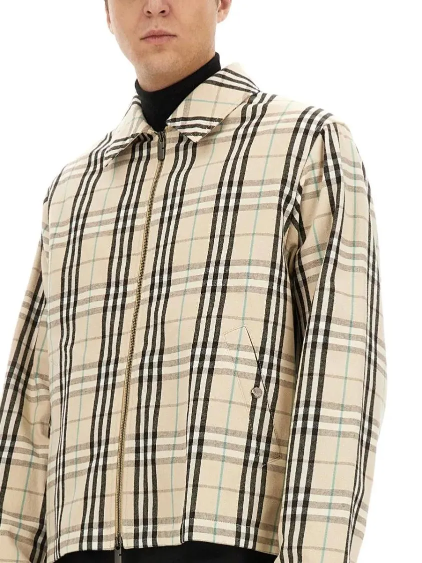 Burberry - "Vintage Check" Jacket - Größe XL - beige – Bild 2