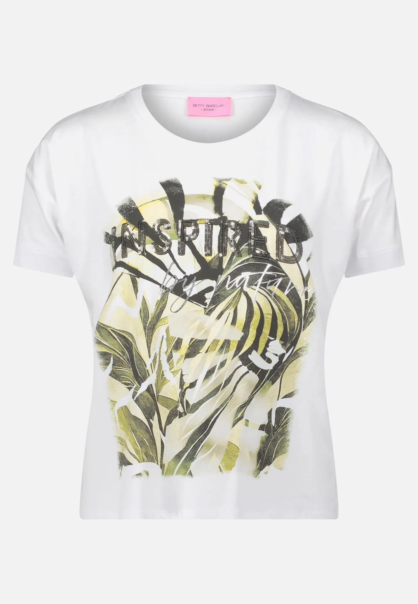 Basic Shirt mit Aufdruck – Bild 3