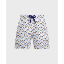 Vilebrequin - Micro Ronde Des Tortues Badeshorts Für Jungen - Bademode - Jim - Weiss - Größe 10 Vilebrequin - Micro Ronde Des Tortues Badeshorts Für Jungen - Bademode - Jim - Weiss - Größe 10