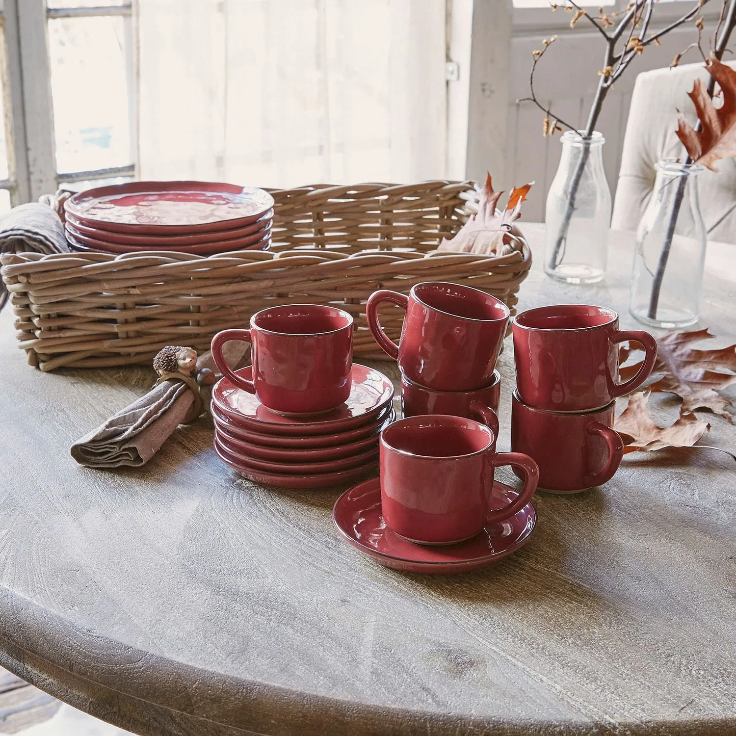 Tasse mit Untertasse 6er Set Biarré – Bild 2