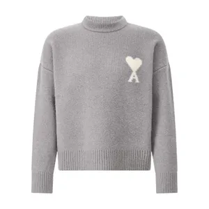 AMI Paris - Sweaters Grey - Größe L - grau AMI Paris - Sweaters Grey - Größe L - grau