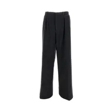 Durazzi Milano - Pinstriped Wide-Leg Trousers With Tailored Fit - Größe 40 - grau Durazzi Milano - Pinstriped Wide-Leg Trousers With Tailored Fit - Größe 40 - grau