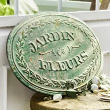 Deko-Schild Jardin de Fleurs