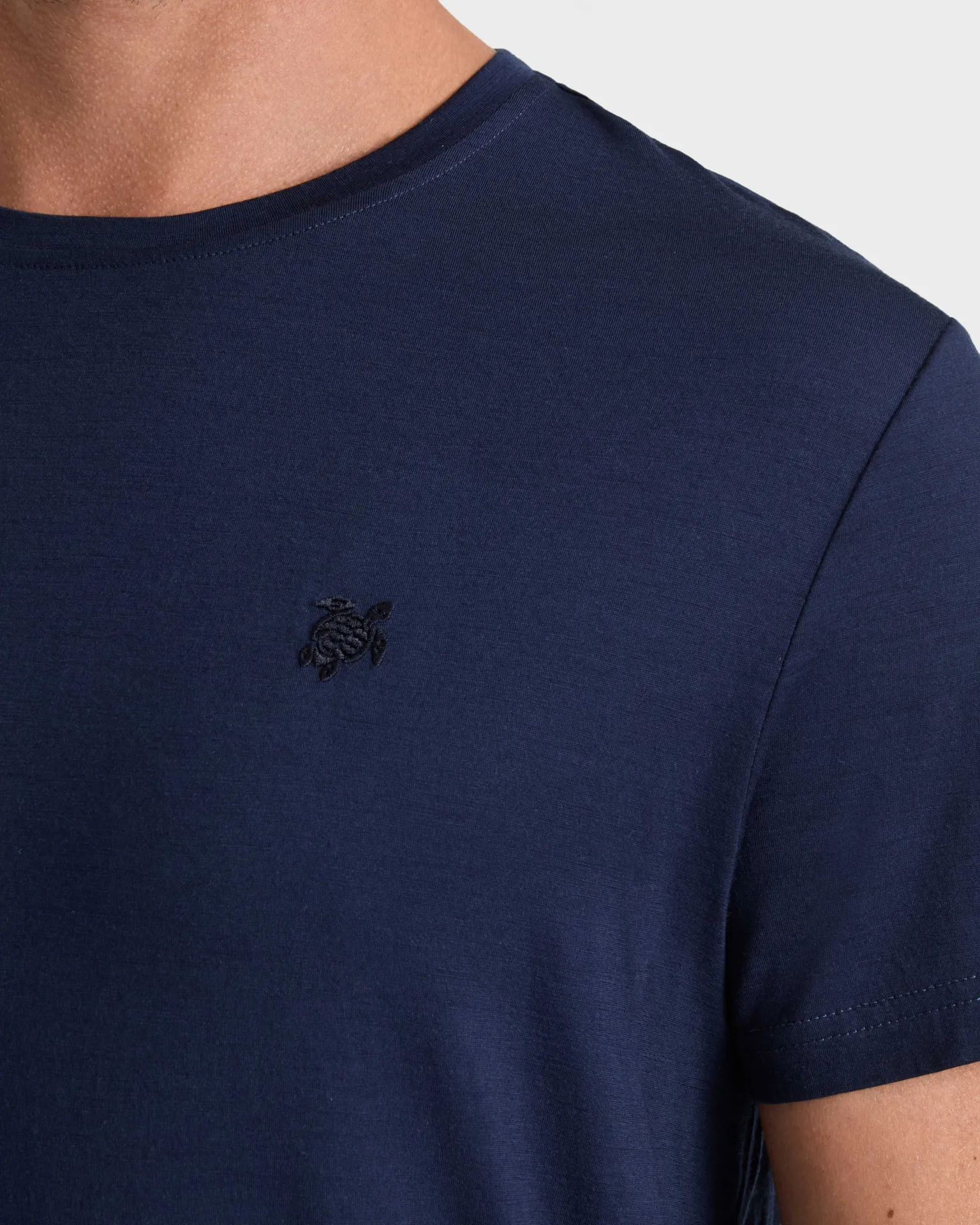 Vilebrequin - Solid Woll-t-shirt Für Herren - T-shirt - Thom - Blau - Größe L – Bild 5