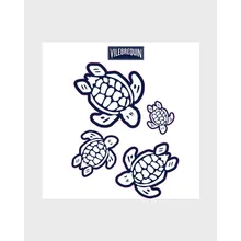 Vilebrequin - Autoaufkleber Meeresleben - Vilebrequin X Fiat - Aufkleber - Sticker - Blau - Größe OSFA Vilebrequin - Autoaufkleber Meeresleben - Vilebrequin X Fiat - Aufkleber - Sticker - Blau - Größe OSFA