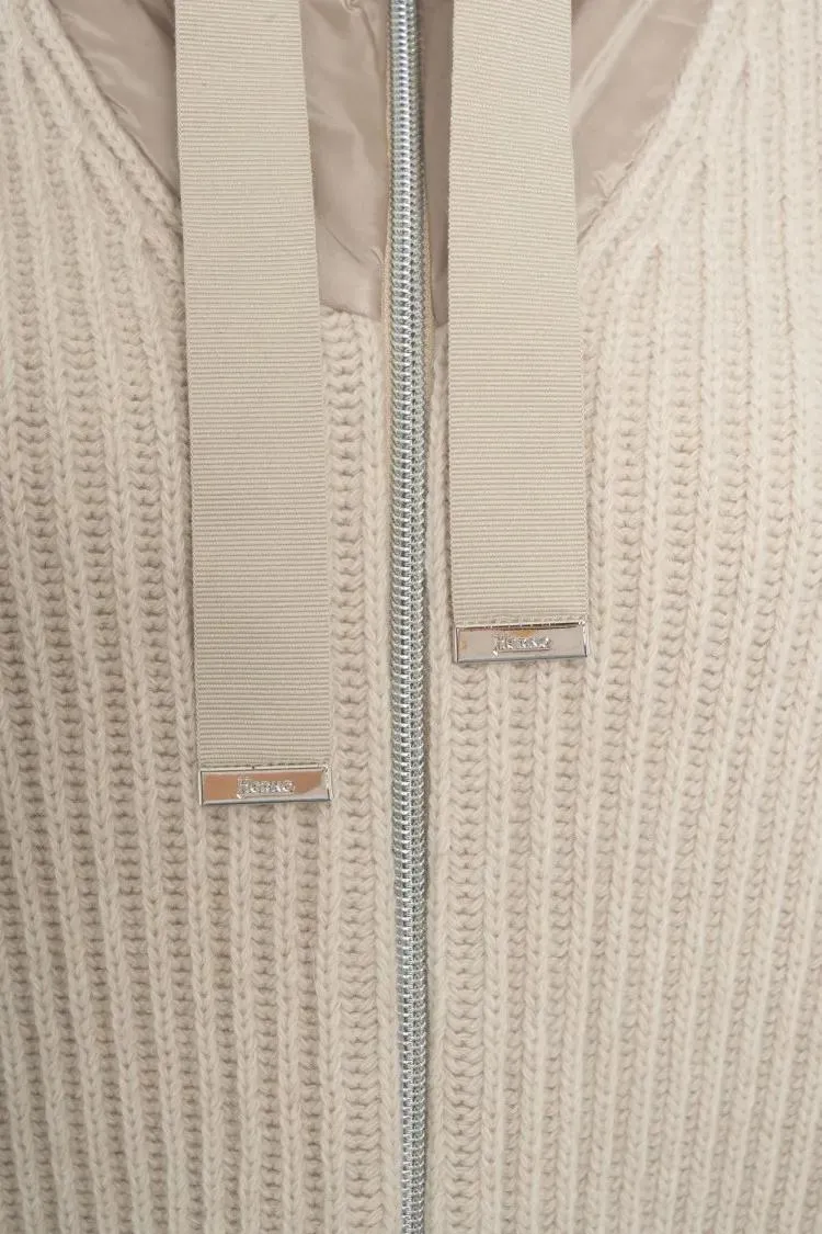 Herno - Half English Knit Jacket - Größe S - beige – Bild 2