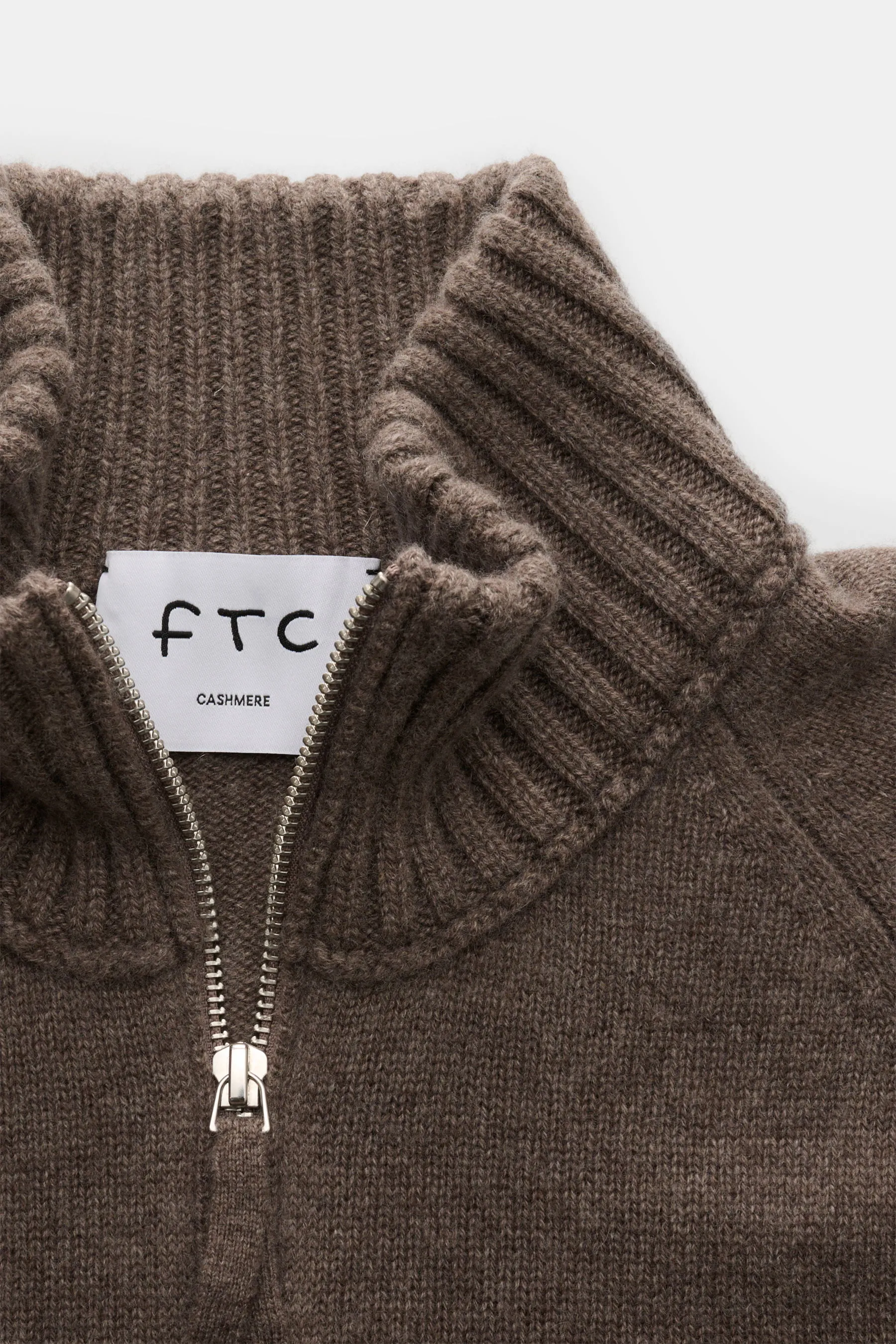 FTC - Herren - Cashmere Troyer graubraun – Bild 2