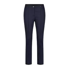 Marc Cain - Stoffhose mit Ziernaht - Größe 34 - blau Marc Cain - Stoffhose mit Ziernaht - Größe 34 - blau