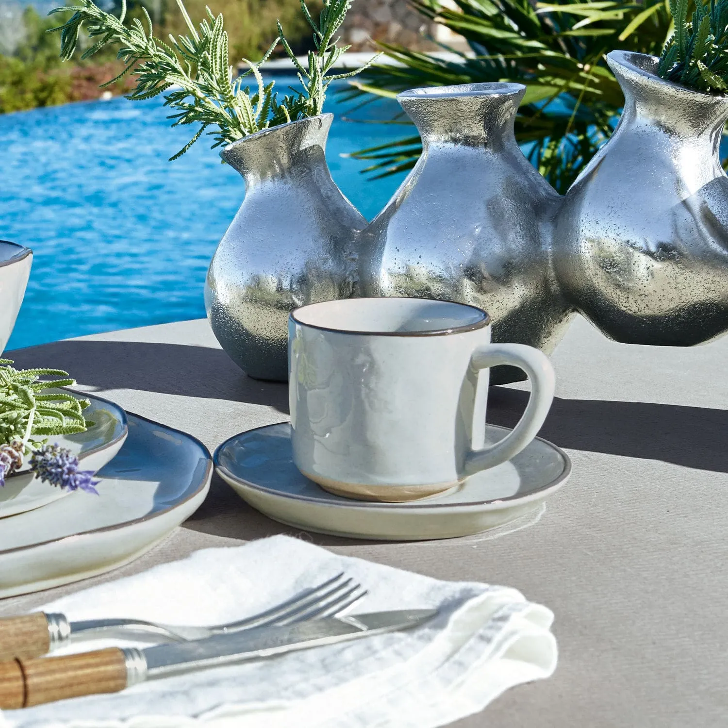 Tasse mit Untertasse 6er Set Biarré – Bild 5