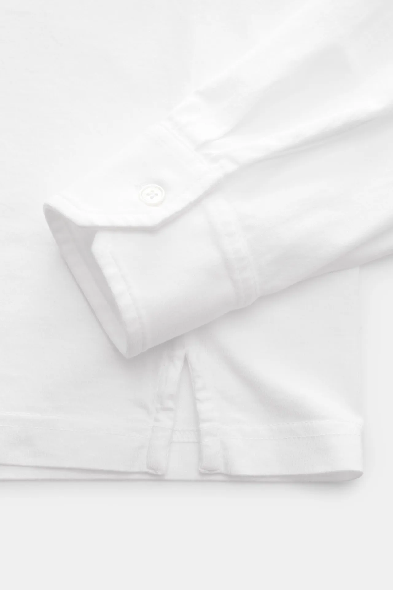 Fedeli - Herren - Jersey Longsleeve-Poloshirt 'Zero' weiß – Bild 3