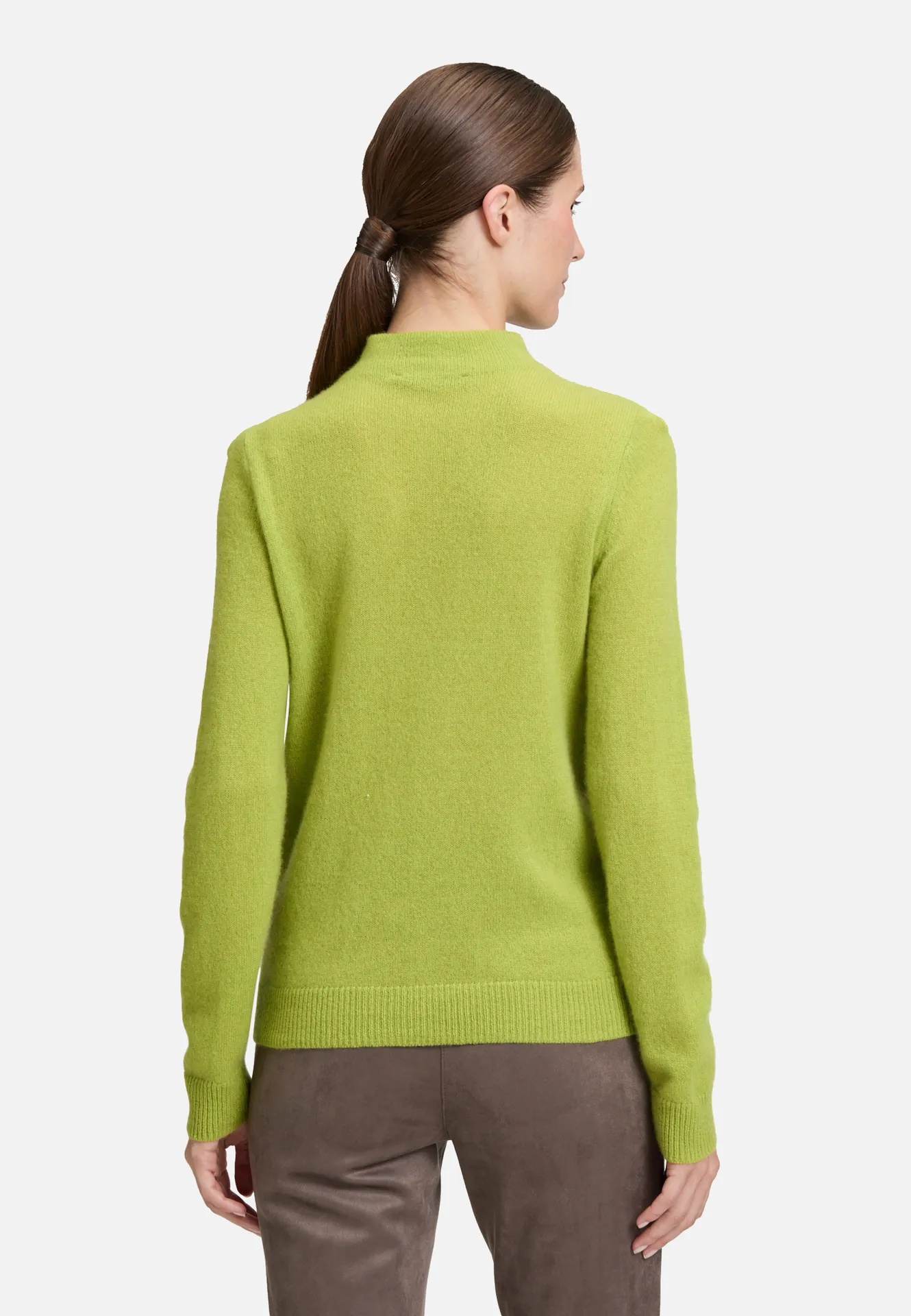 Kaschmir-Pullover mit Stehkragen Kaschmir-Pullover mit Stehkragen