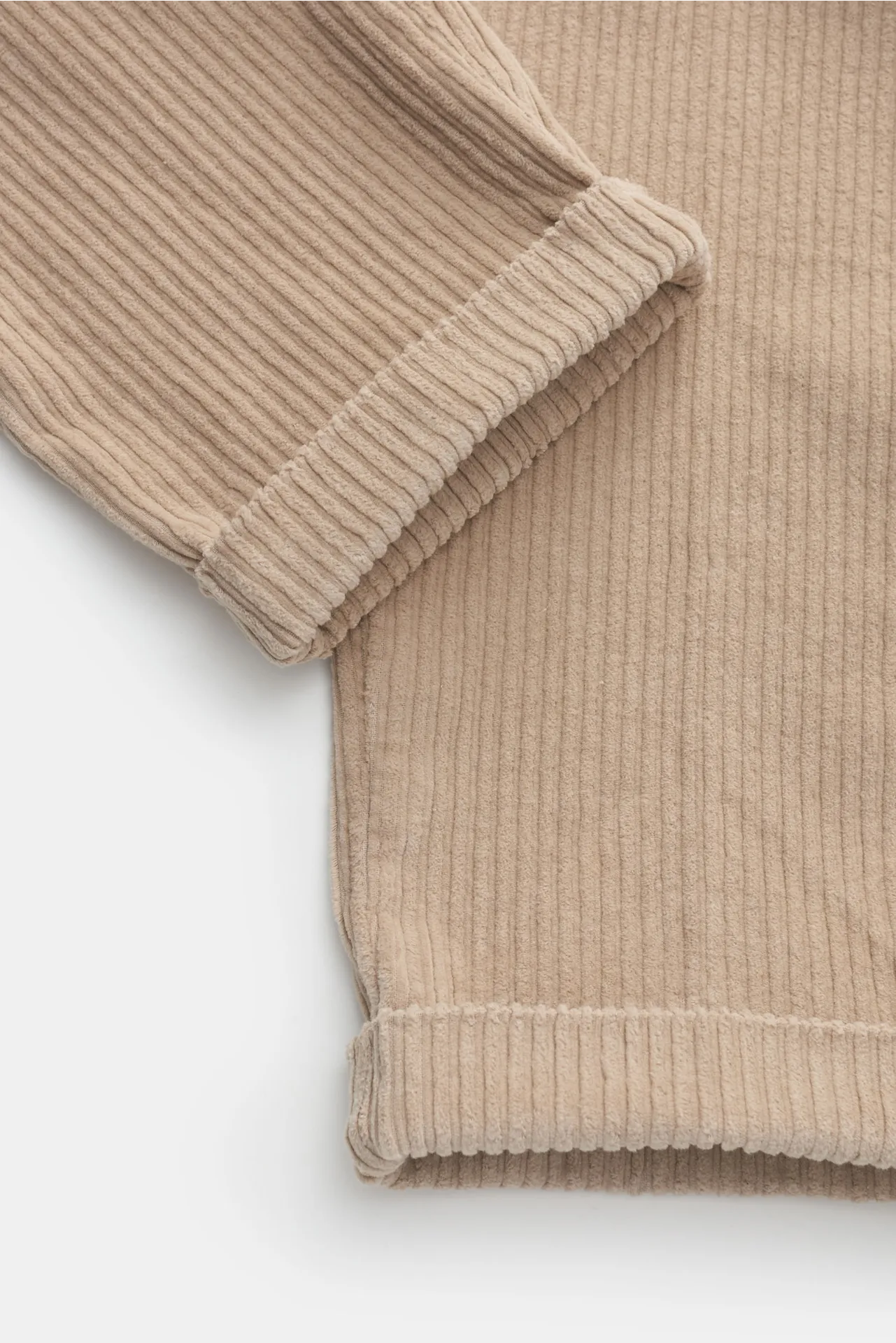 04651/ A trip in a bag - Herren - Cord-Jogpants 'Oyster' beige – Bild 6