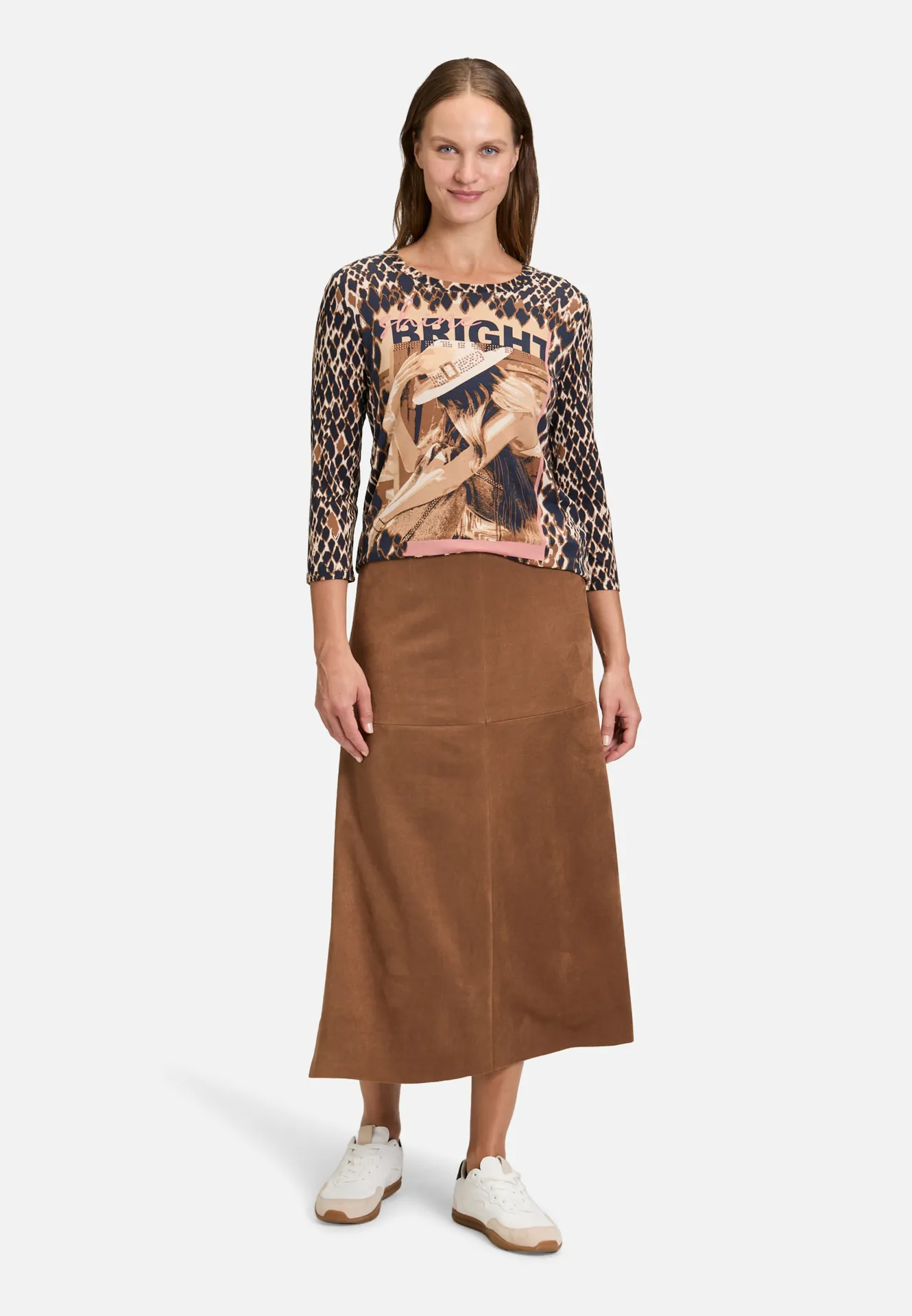 Basic Shirt mit Rundhalsausschnitt – Bild 2