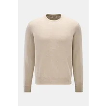 Fioroni - Herren - Cashmere Rundhalspullover beige meliert Fioroni - Herren - Cashmere Rundhalspullover beige meliert