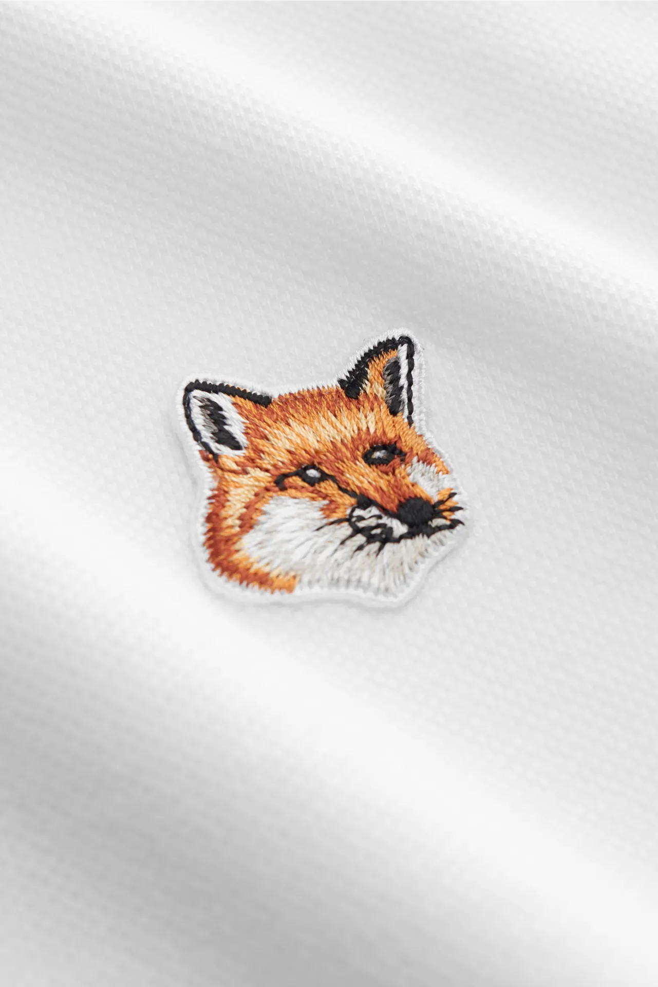 Maison Kitsuné - Herren - Poloshirt weiß – Bild 4