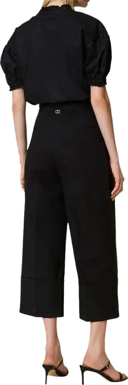 Twin-Set - Trousers Black - Größe 38 - schwarz – Bild 2