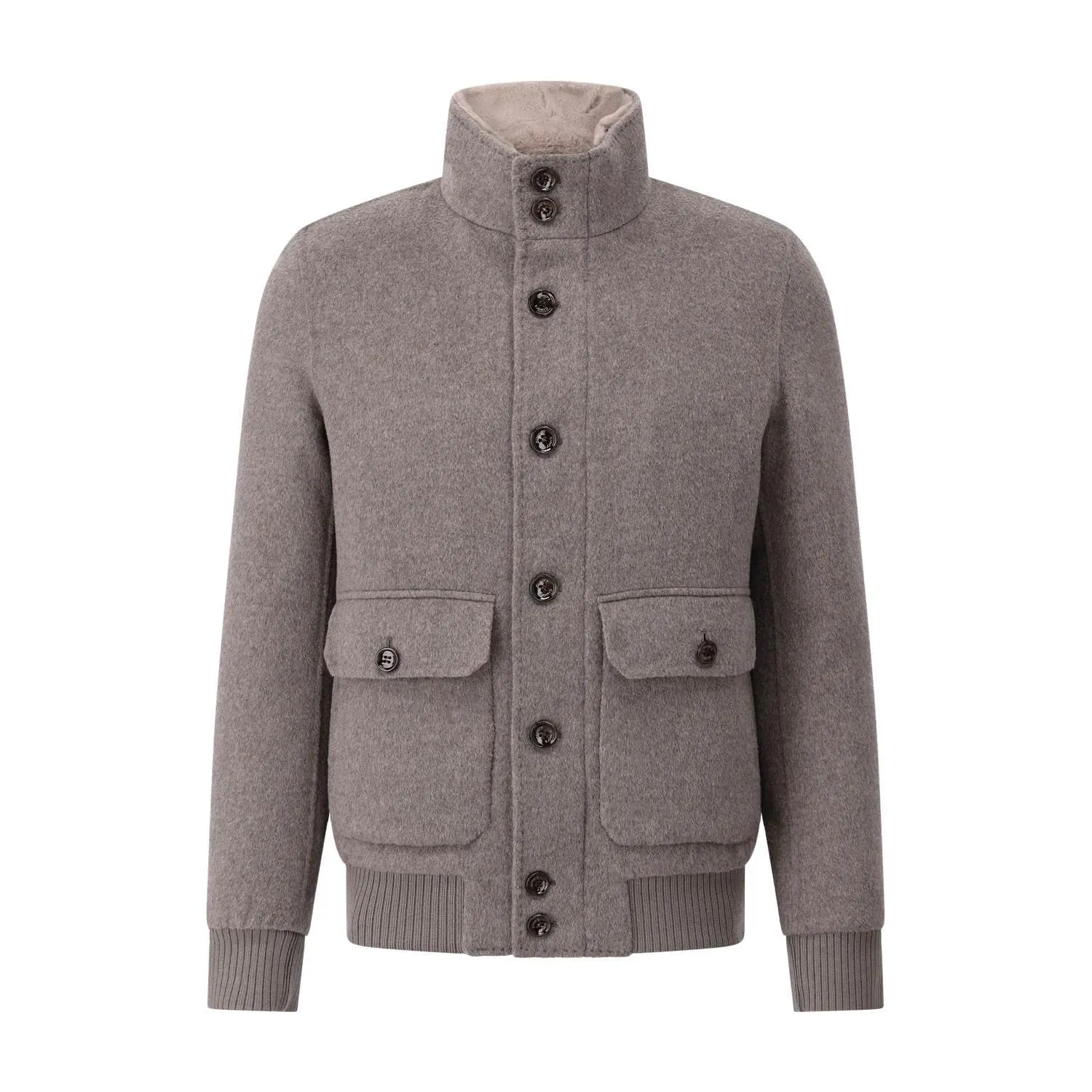 Gimo%27s - Jacke aus Woll-Mix - Größe 50 - braun Gimo%27s - Jacke aus Woll-Mix - Größe 50 - braun