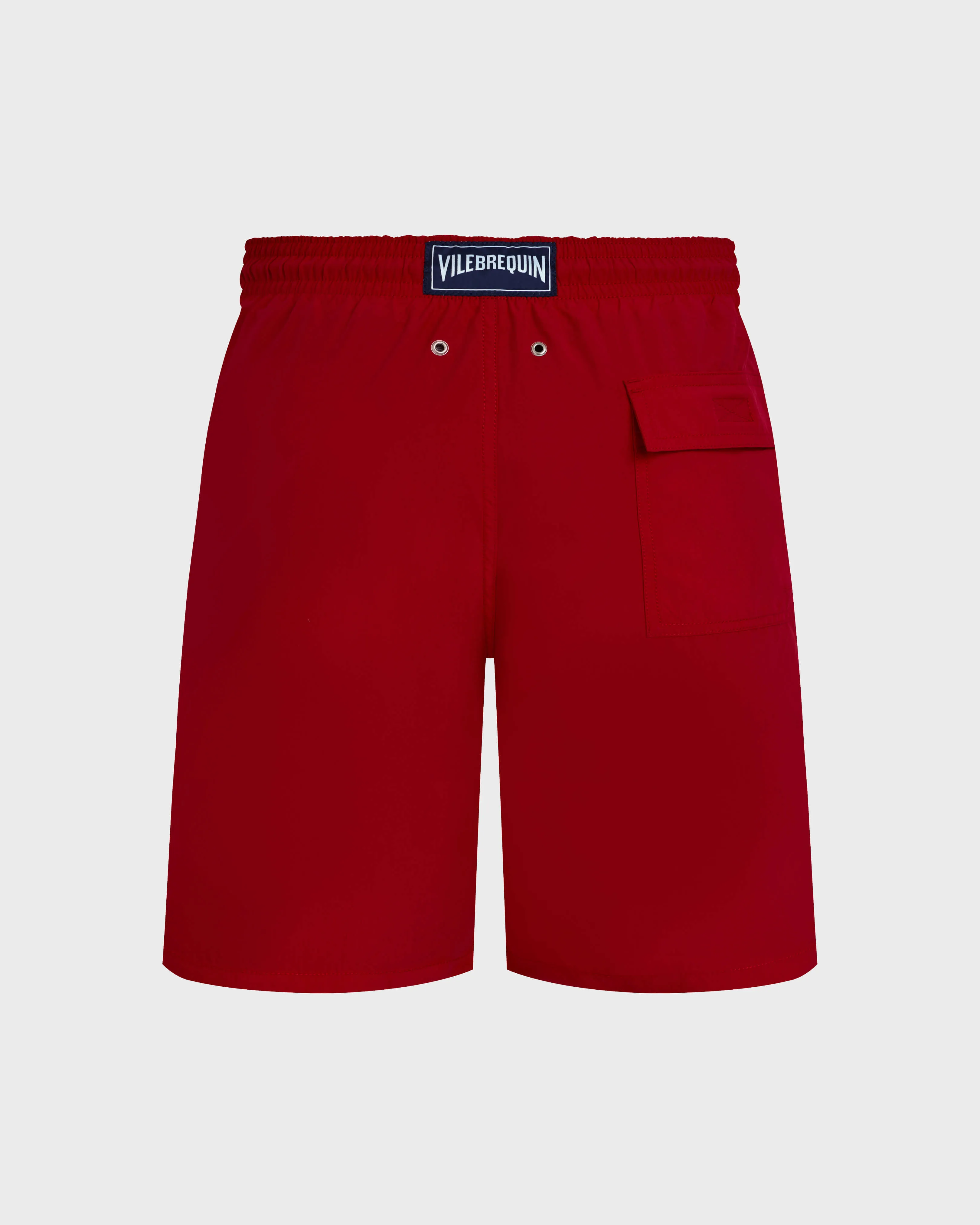 Vilebrequin - Mit Wasser Reagierende, Lange Ronde Des Tortues Badeshorts Für Herren - Bademode - Okoa - Rot - Größe XXL – Bild 2