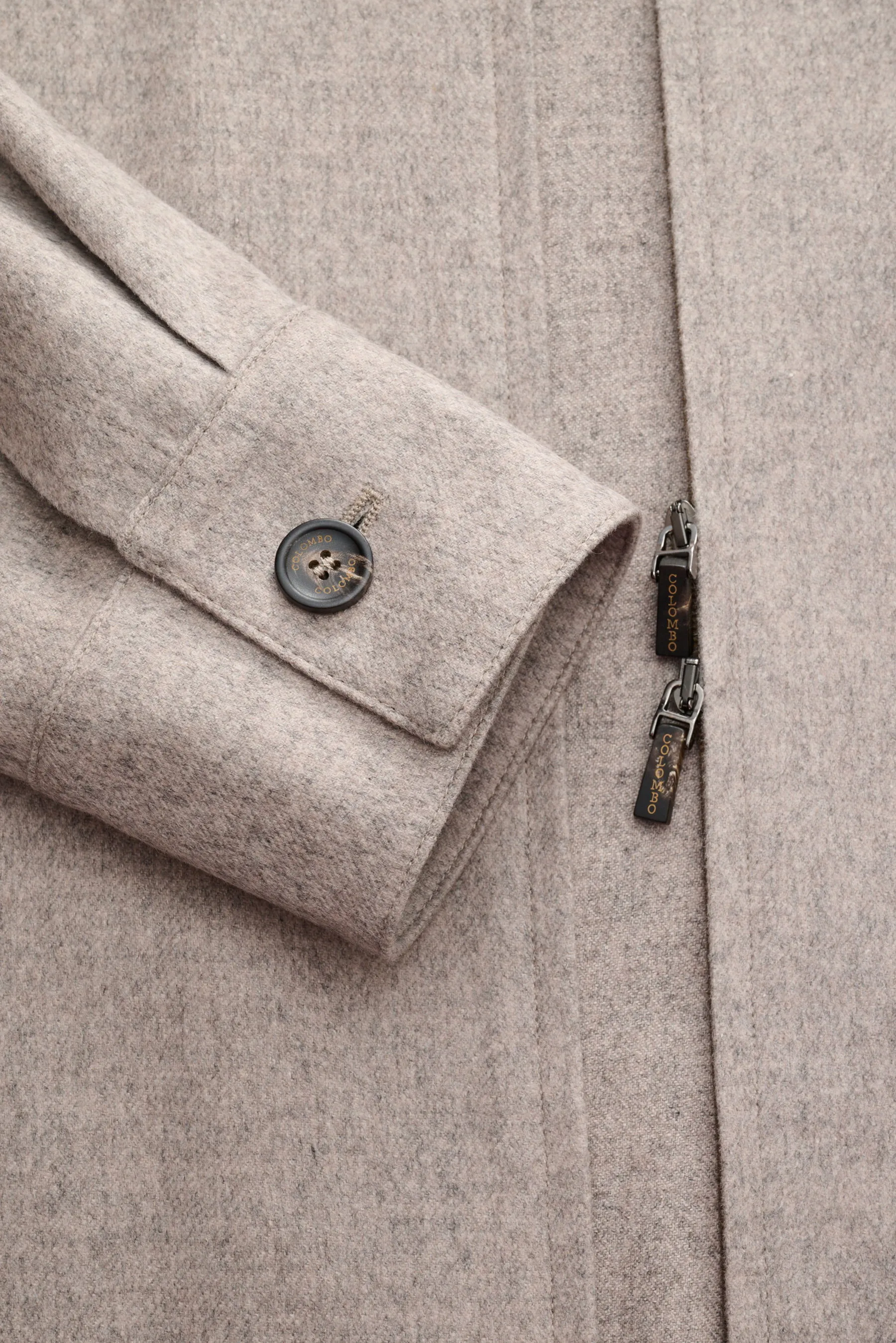 Colombo - Herren - Overshirt grau meliert – Bild 3