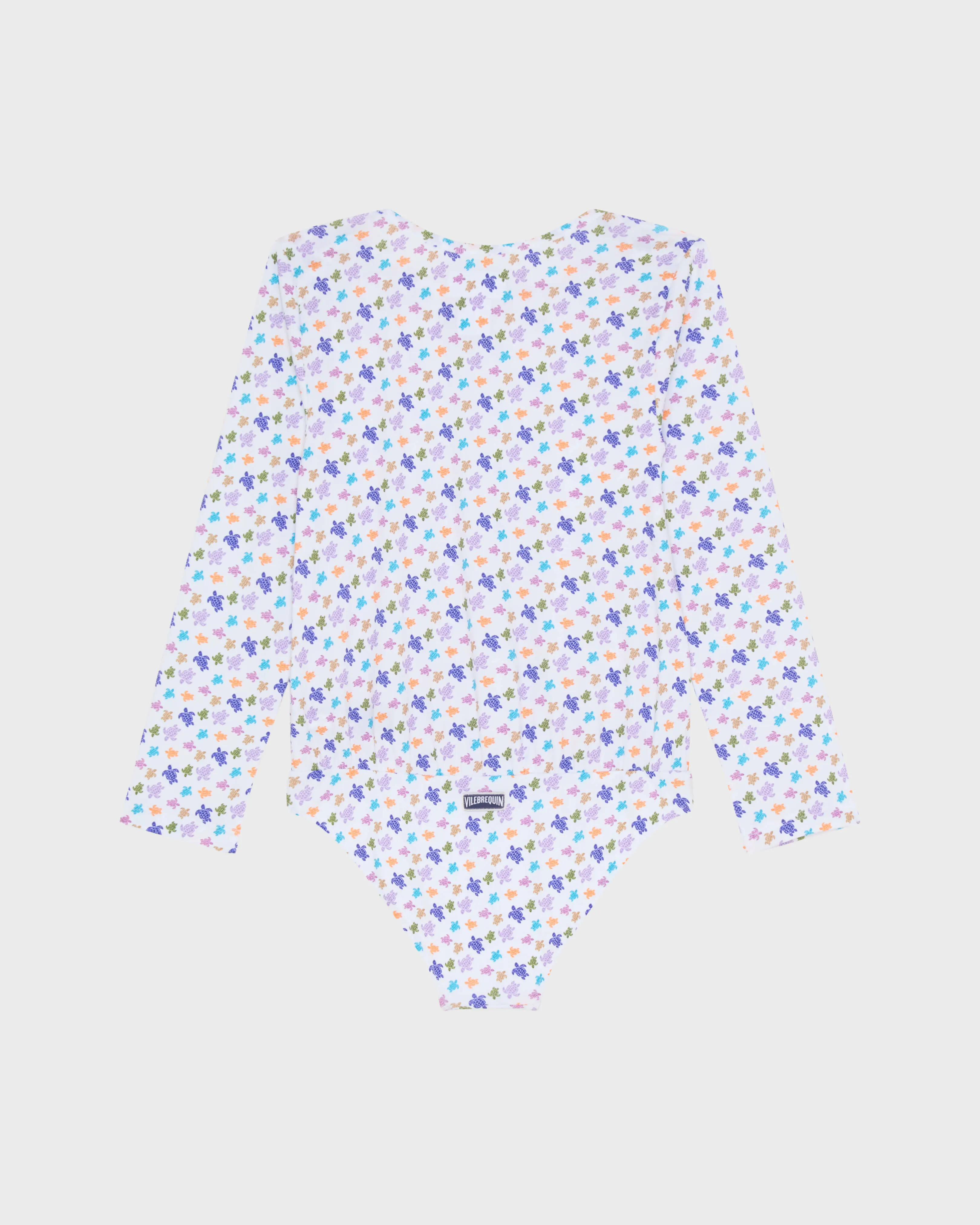 Vilebrequin - Micro Ronde Des Tortues Rashguard-badeanzug Für Mädchen - Rashguard - Galaxie - Weiss - Größe 4 – Bild 2