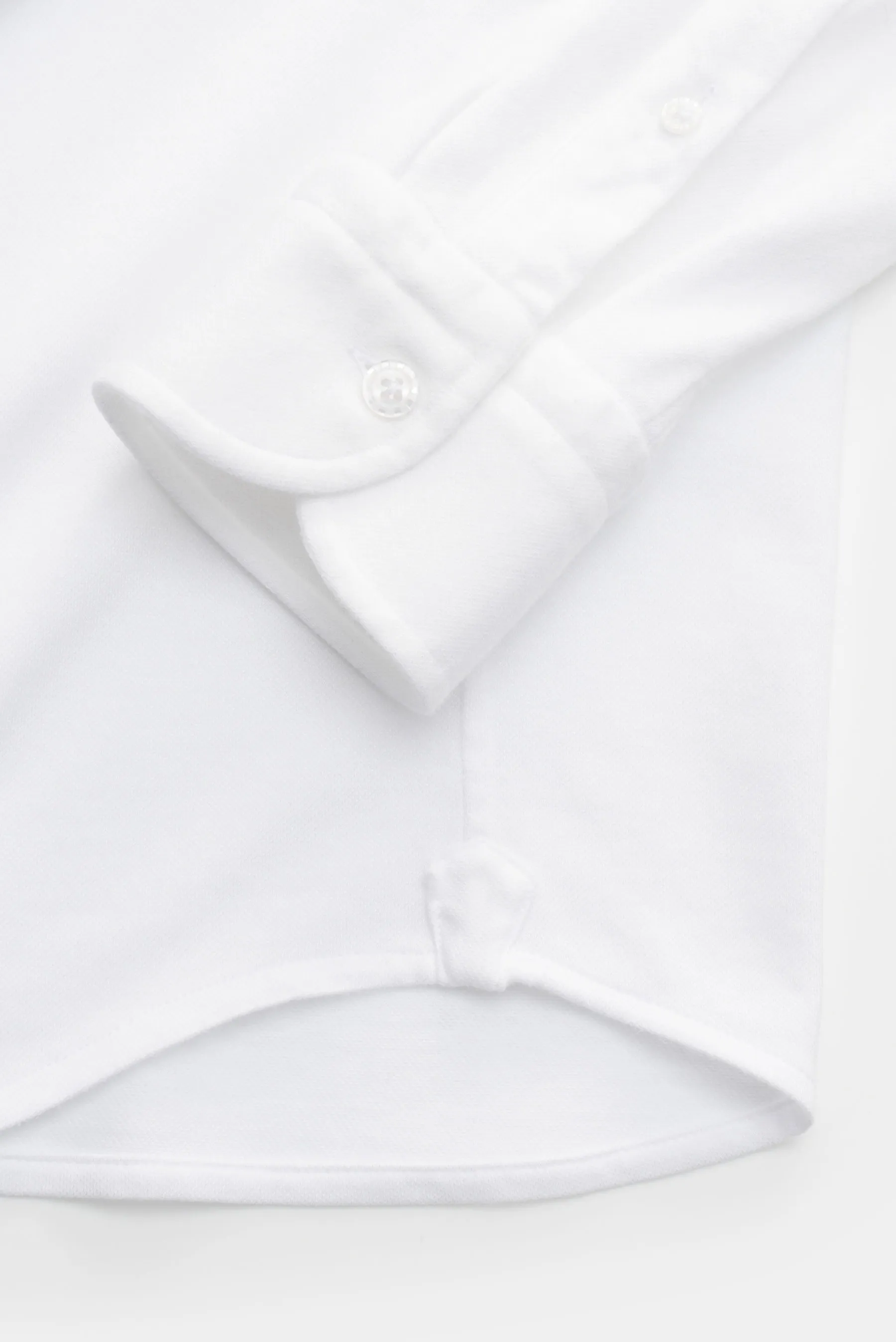 Sonrisa - Herren - Piqué-Hemd Haifisch-Kragen weiß – Bild 3