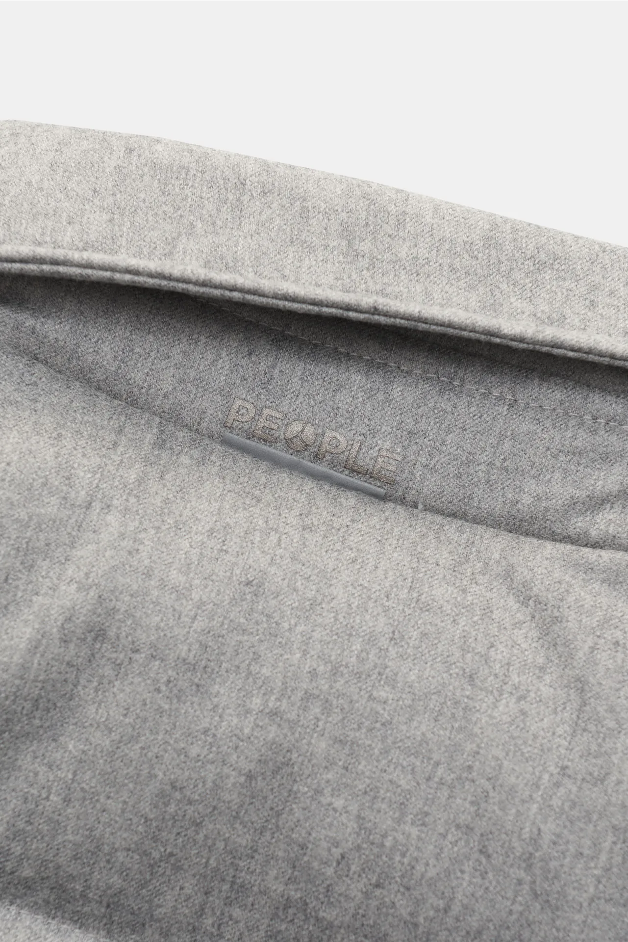 People of Shibuya - Herren - Daunen-Overshirt 'Aver' grau meliert – Bild 8