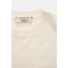 Fioroni - Herren - Cashmere Rundhalspullover creme