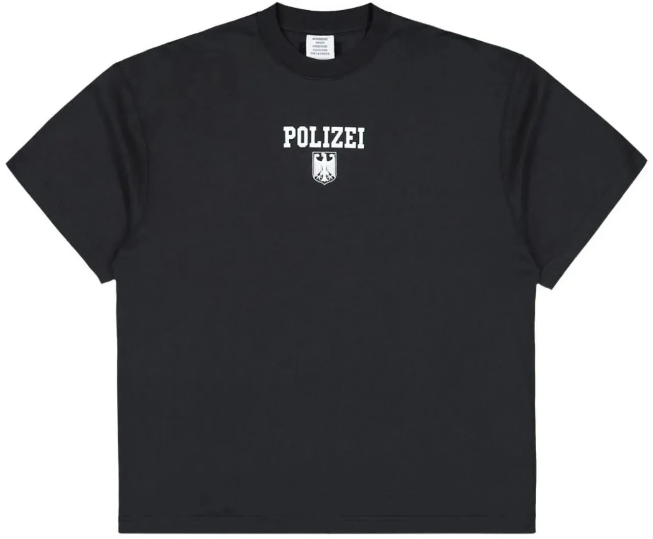 Vetements - T-Shirts And Polos Black - Größe XS - schwarz Vetements - T-Shirts And Polos Black - Größe XS - schwarz
