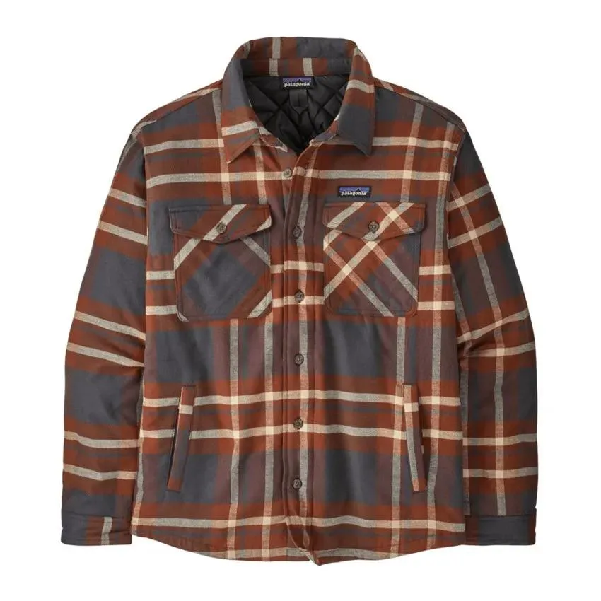 PATAGONIA - Lightweight Insulated Flannel Shirt Jacket In Mute - Größe M - braun PATAGONIA - Lightweight Insulated Flannel Shirt Jacket In Mute - Größe M - braun