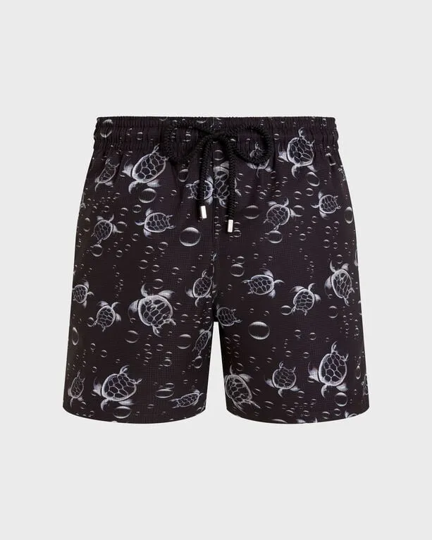 Vilebrequin - Ultraleichte Und Verstaubare Bubble Turtles 3d Badeshorts Mit Mikroperforation Für Herren - Bademode - Mahina - Schwarz - Größe XL Vilebrequin - Ultraleichte Und Verstaubare Bubble Turtles 3d Badeshorts Mit Mikroperforation Für Herren - Bademode - Mahina - Schwarz - Größe XL