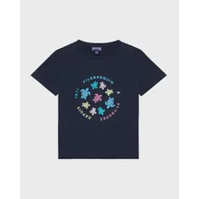 Vilebrequin - Tortue Multicolores T-shirt Aus Bio-baumwolle Für Jungen - T-shirt - Thomy - Blau - Größe 12 Vilebrequin - Tortue Multicolores T-shirt Aus Bio-baumwolle Für Jungen - T-shirt - Thomy - Blau - Größe 12