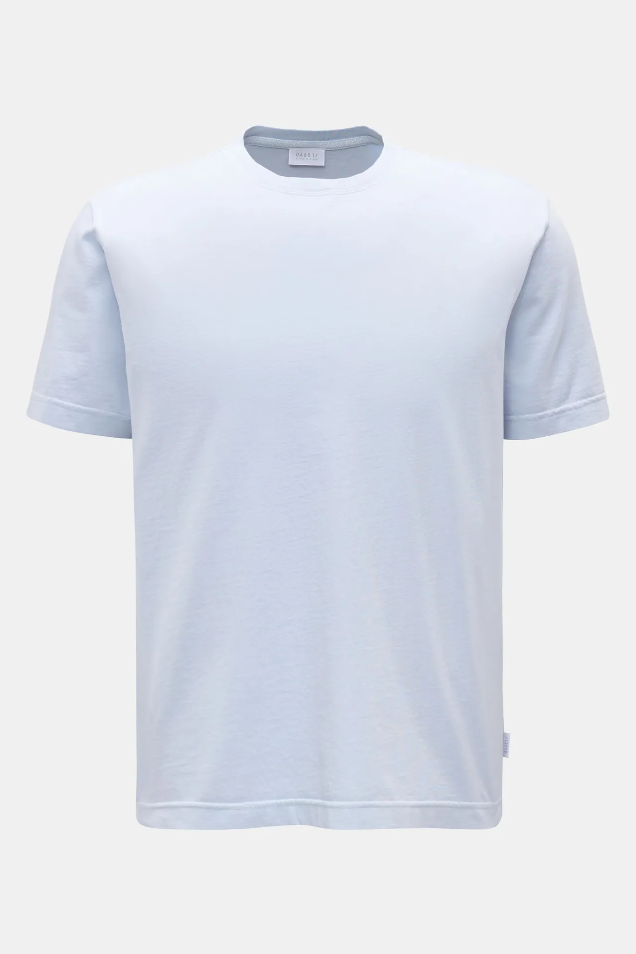 04651/ A trip in a bag - Herren - Rundhals-T-Shirt hellblau 04651/ A trip in a bag - Herren - Rundhals-T-Shirt hellblau