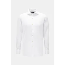 Borrelli - Herren - Casual Hemd %27Ettore%27 Haifisch-Kragen weiß Borrelli - Herren - Casual Hemd %27Ettore%27 Haifisch-Kragen weiß