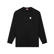 Kenzo - Relaxed Fit Long-Sleeve T-Shirt - Größe L - schwarz Kenzo - Relaxed Fit Long-Sleeve T-Shirt - Größe L - schwarz