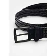 Veneta Cinture - Herren - Flechtgürtel navy