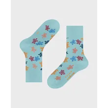 Vilebrequin - Mehrfarbige Rondes Des Tortues Socken Für Herren – Vilebrequin X Falke - Socken - Socks4 - Blau - Größe 41-42 Vilebrequin - Mehrfarbige Rondes Des Tortues Socken Für Herren – Vilebrequin X Falke - Socken - Socks4 - Blau - Größe 41-42