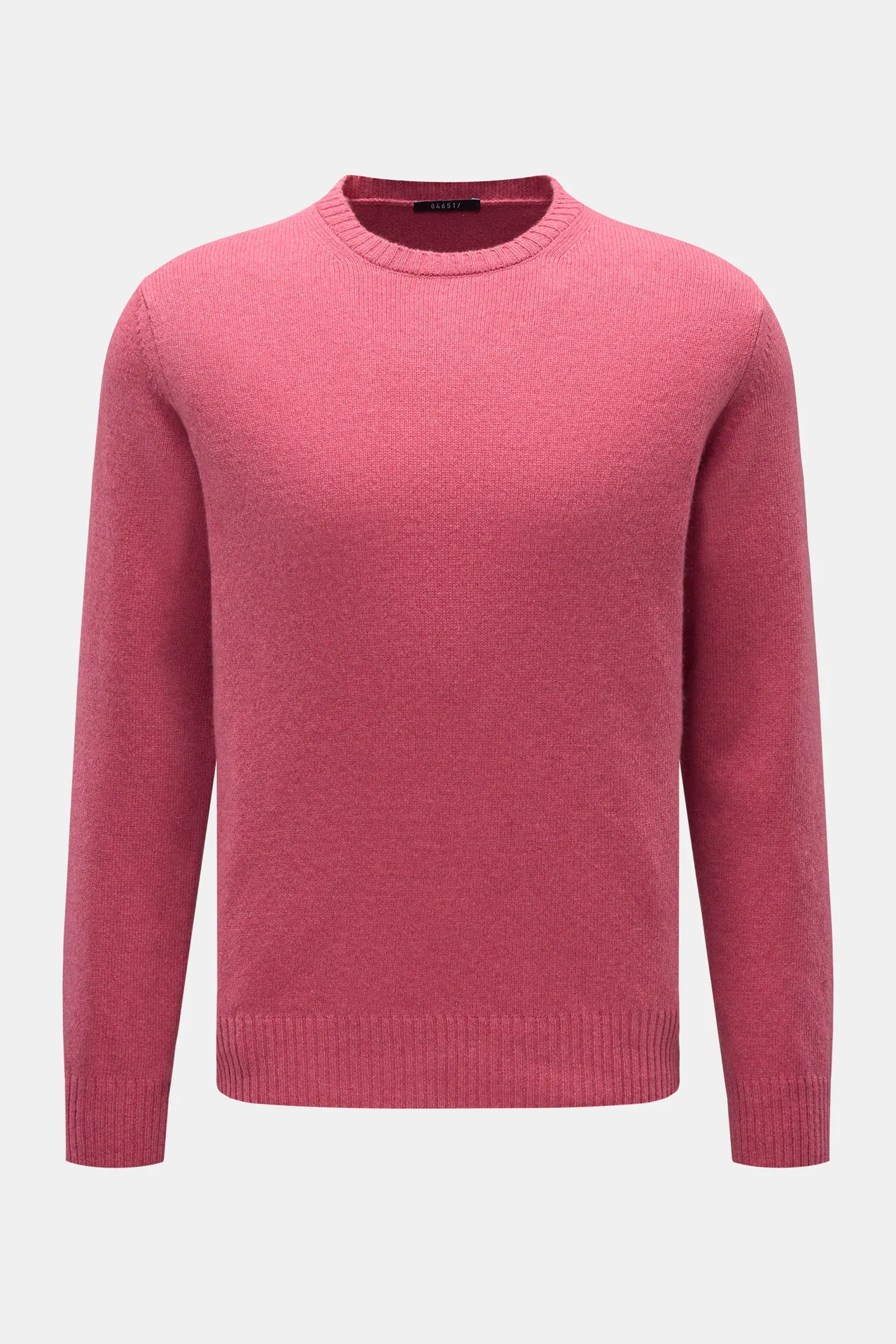 04651/ A trip in a bag - Herren - Cashmere Rundhalspullover %27Crew%27 hellrot 04651/ A trip in a bag - Herren - Cashmere Rundhalspullover %27Crew%27 hellrot
