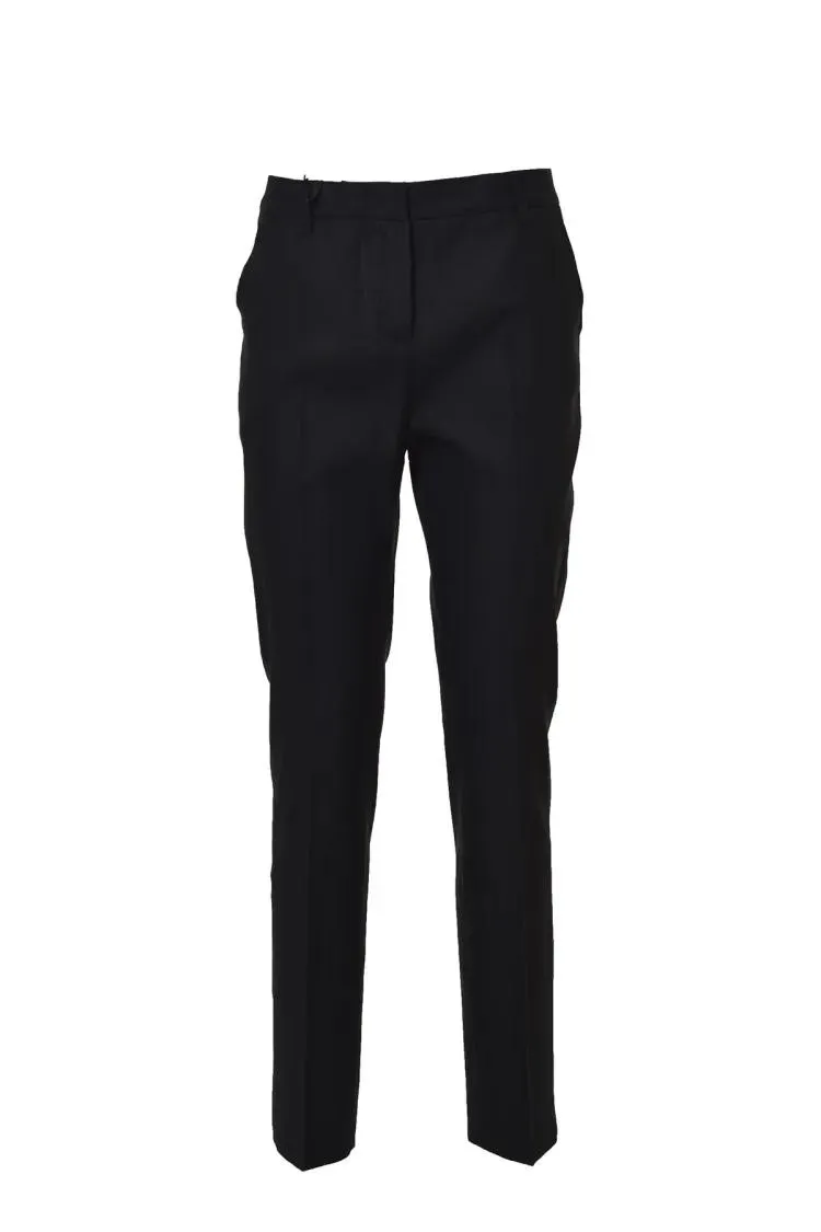 Tonello - Tailored Straight Leg Trousers - Größe 42 - schwarz Tonello - Tailored Straight Leg Trousers - Größe 42 - schwarz