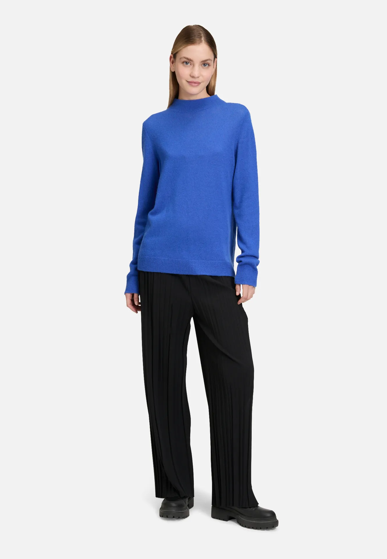 Kaschmir-Pullover mit Stehkragen – Bild 2