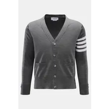 Thom Browne - Herren - Cardigan dunkelgrau meliert Thom Browne - Herren - Cardigan dunkelgrau meliert