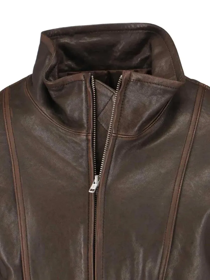 Dunst - Lambskin Jacket – Brown - Größe S - braun – Bild 2