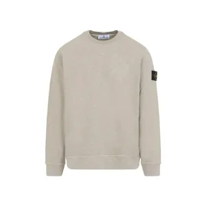 Stone Island - Cotton Crew Neck Sweatshirt - Größe M - beige Stone Island - Cotton Crew Neck Sweatshirt - Größe M - beige
