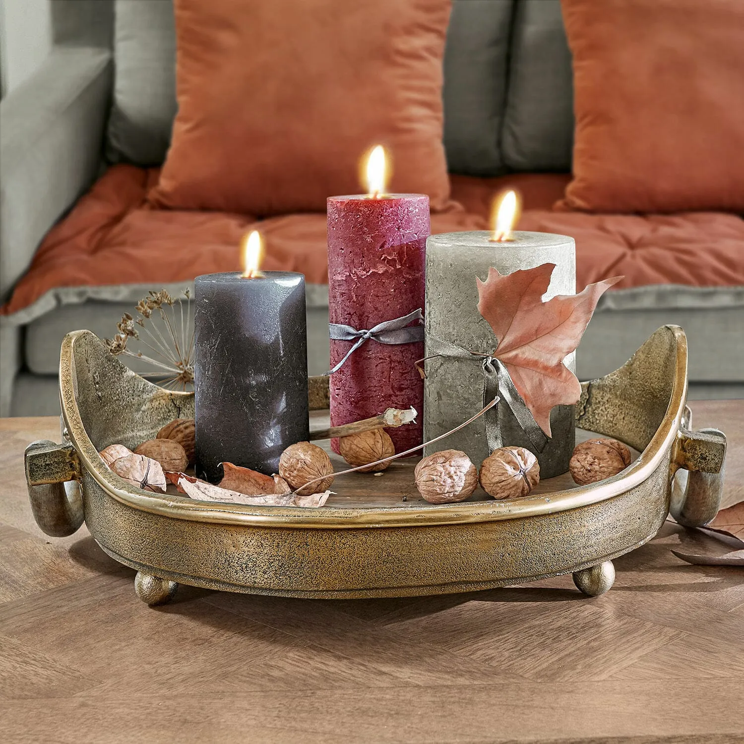 Kerze 3er Set Pretin – Bild 2