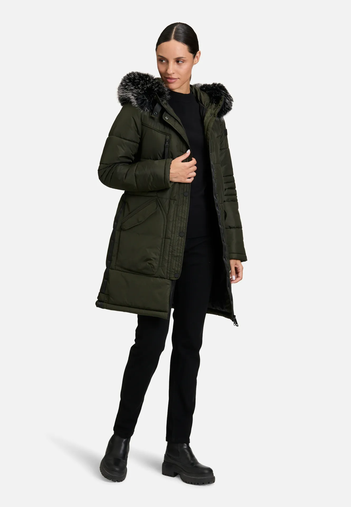 Steppjacke mit Kapuze – Bild 2