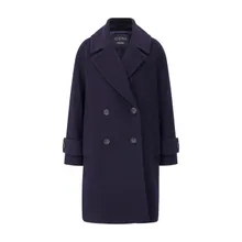 CINZIA ROCCA - Mantel aus Woll-Kaschmir-Mix - Größe 42 - blau CINZIA ROCCA - Mantel aus Woll-Kaschmir-Mix - Größe 42 - blau