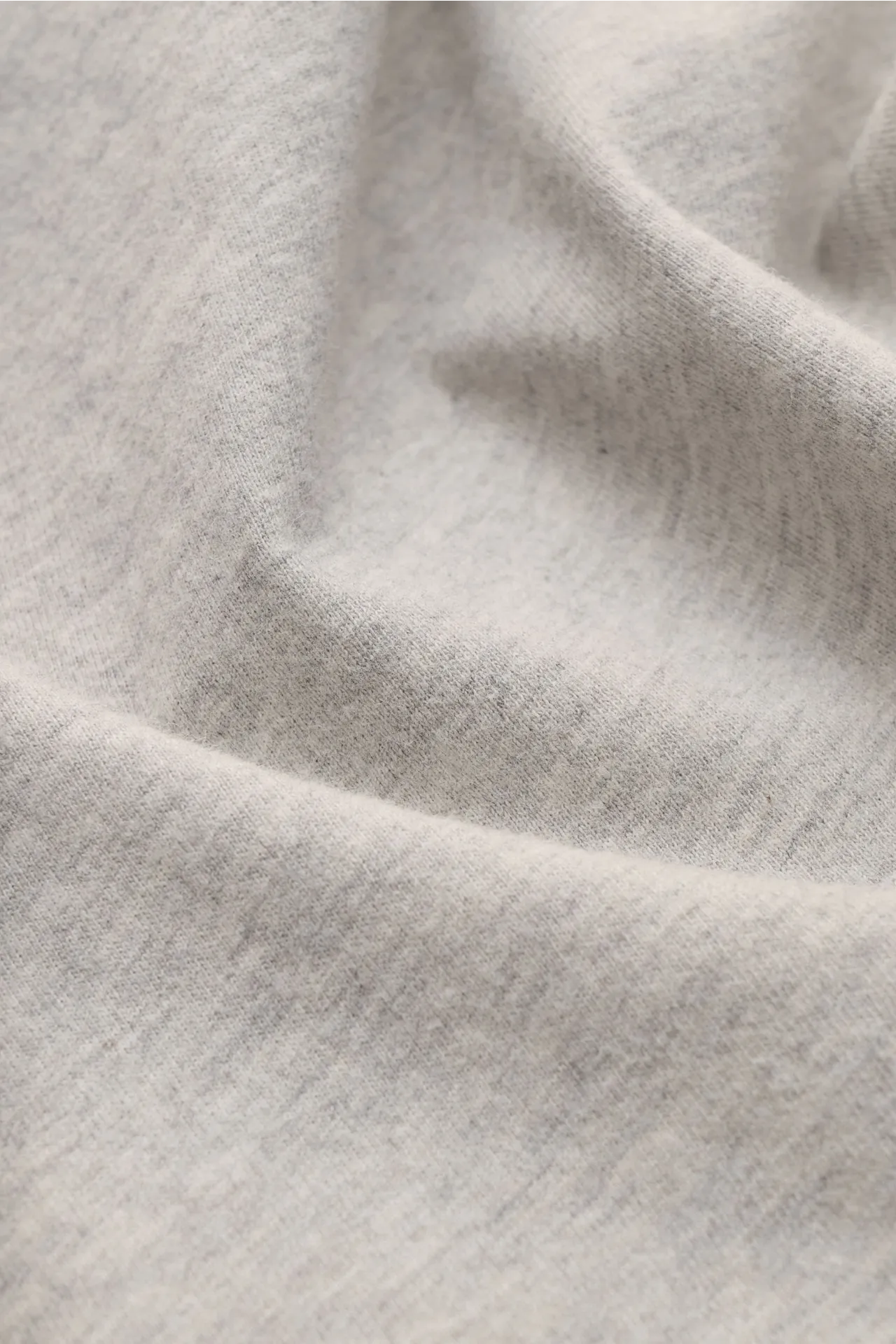 Officine Générale - Herren - Rundhals-T-Shirt 'Cneck Tee' hellgrau meliert – Bild 4