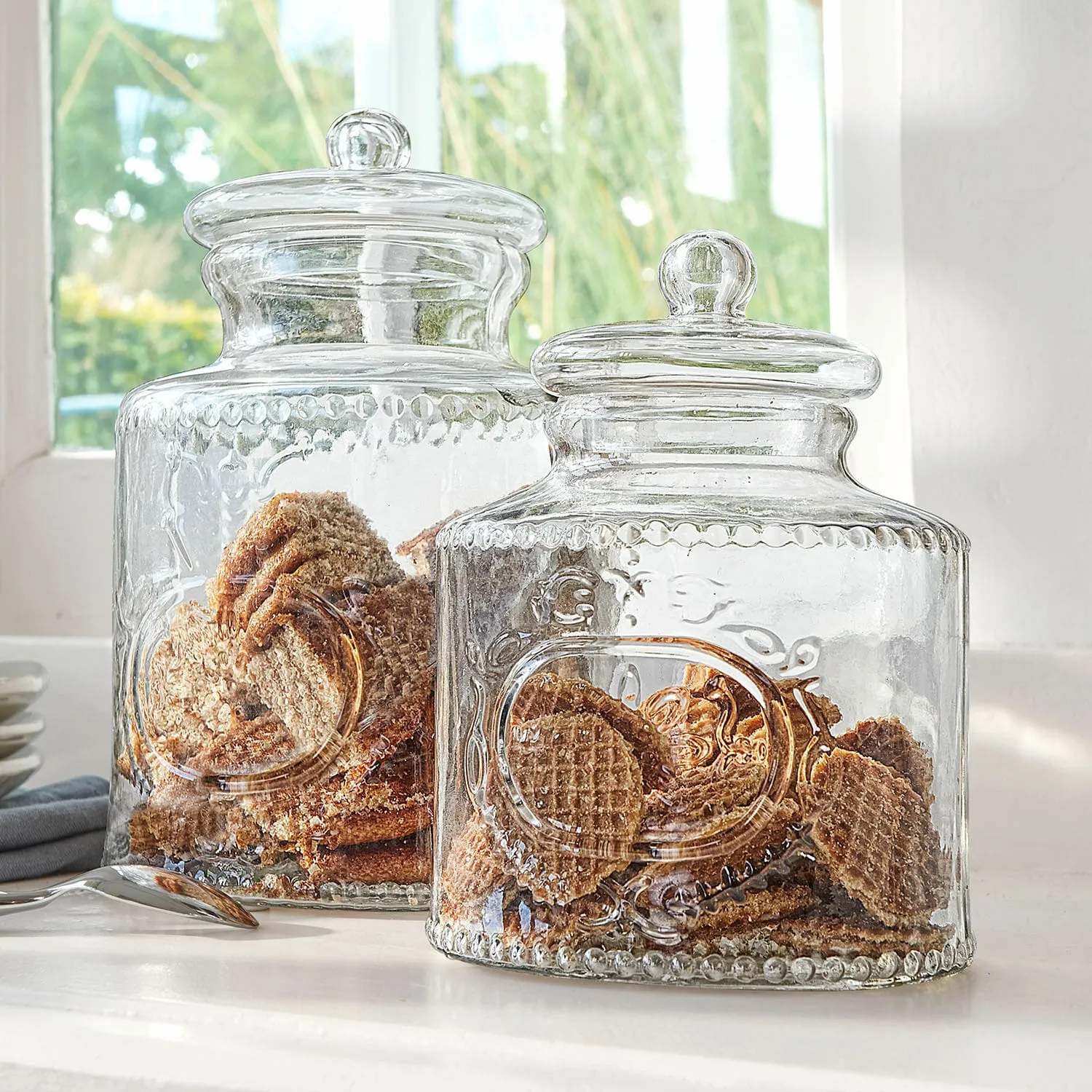 Glasdose 2er Set Elvanto – Bild 4