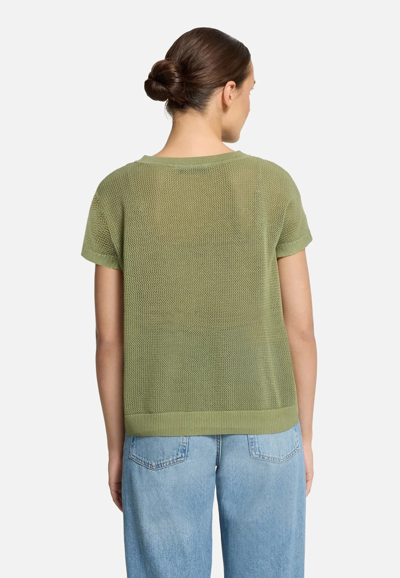 Lochstrick-Pullover ohne Arm Lochstrick-Pullover ohne Arm