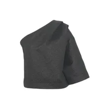 8Pm - Asymmetric One-Shoulder Top With Structured Sleeve - Größe S - grau 8Pm - Asymmetric One-Shoulder Top With Structured Sleeve - Größe S - grau